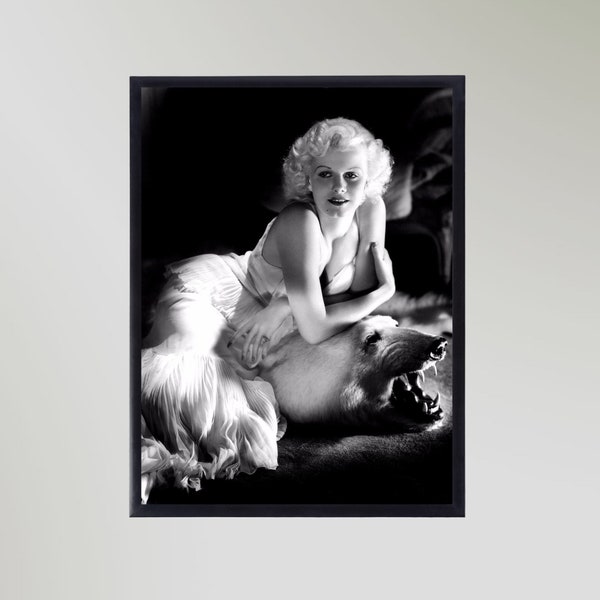 Jean Harlow (1930) Print Poster Vintage Picture Gift In Various Sizes Unframed