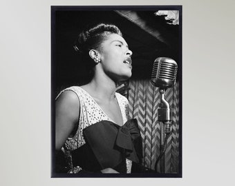 Billie Holiday (1947) Print Poster Picture Gift In Various Sizes Unframed