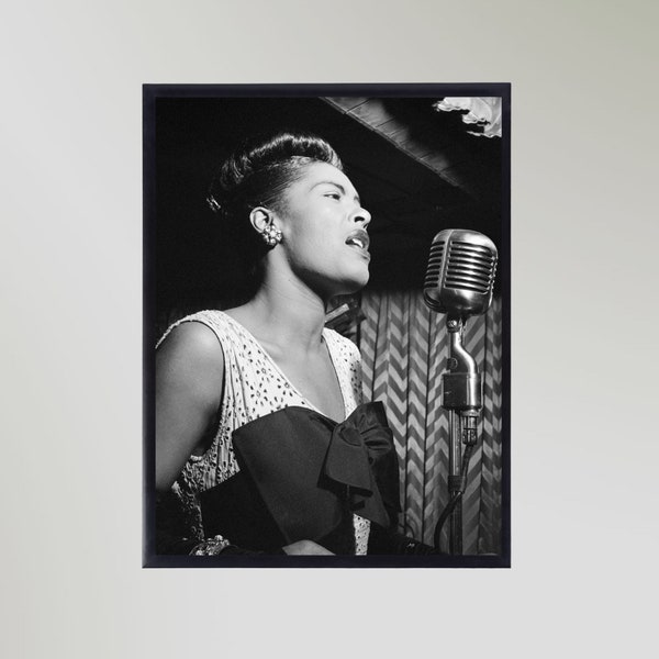 Billie Holiday (1947) Print Poster Picture Gift In Various Sizes Unframed