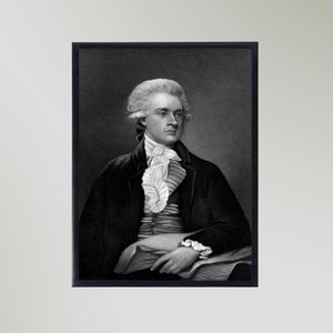 Thomas Jefferson Print Poster Picture Gift In Various Sizes Unframed