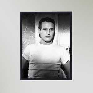 Paul Newman Print Poster Vintage Picture Gift In Various Sizes Unframed