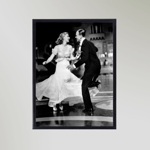 Fred Astaire & Ginger Rogers Druck Poster Bild Geschenk in verschiedenen Größen ungerahmt