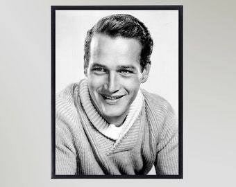 Paul Newman (1958) Print Poster Vintage Picture Gift In Various Sizes Unframed