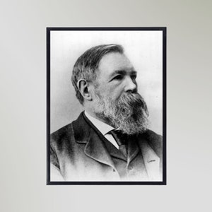 Friedrich Engles Druck Poster Bild Geschenk In Verschiedenen Größen Ungerahmt