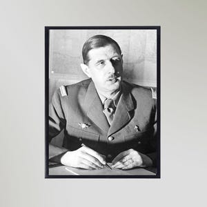 Charles De Gaulle Print Poster Picture Gift In Various Sizes Unframed