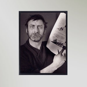 Spike Milligan Print Poster Picture Gift In Various Sizes Unframed