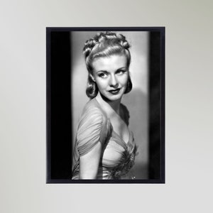Ginger Rogers Print Poster Bild Geschenk In Verschiedenen Größen Ungerahmt