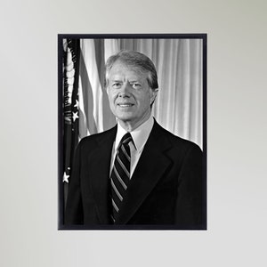 Regalo con immagine di poster con stampa di Jimmy Carter in varie dimensioni senza cornice