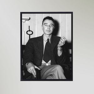 J. Robert Oppenheimer Print Poster Picture Gift In Various Sizes Unframed