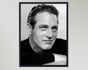 Paul Newman Print Poster Vintage Picture Gift In Various Sizes Unframed