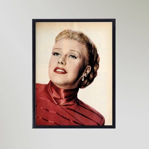 Ginger Rogers Druck Poster Bild Geschenk in verschiedenen Größen ungerahmt