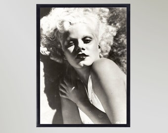 Jean Harlow (1933) Print Poster Vintage Picture Gift In Various Sizes Unframed
