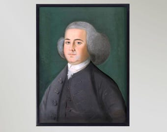Cuadro de John Adams (1766), impresión en póster, regalo en varios tamaños, sin marco.