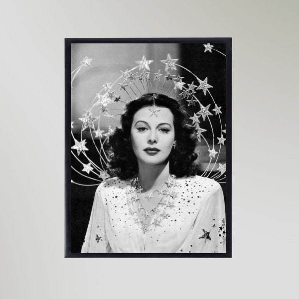 Hedy Lamarr Druck Poster Bild Geschenk In Verschiedenen Größen Ungerahmt