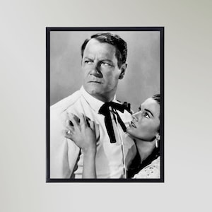 Joel McCrea & Gloria Talbott (1957) Affiche imprimée, cadeau en différentes tailles, sans cadre