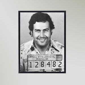 Pablo Escobar Wydrukuj plakat Obraz Prezent W Różnych Rozmiarach Bez Ramy