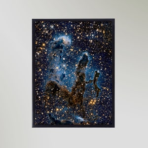 The Pillars Of Creation By Hubble NASA Space Astronomy Poster Wall Print Gift In Various Sizes Unframed