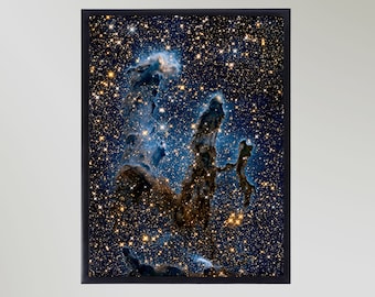 The Pillars Of Creation By Hubble NASA Space Astronomy Poster Wall Print Gift In Various Sizes Unframed