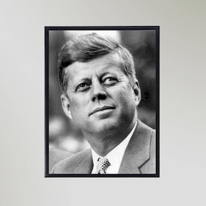 John F. Kennedy JFK (1961) Print Poster Picture Gift In Various Sizes Unframed