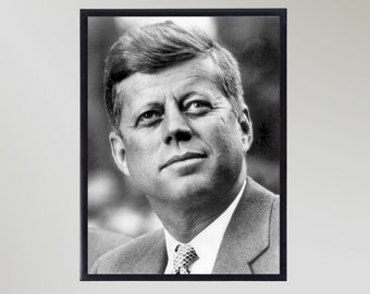 Póster impreso de John F. Kennedy JFK (1961), regalo en varios tamaños, sin marco.