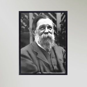 Friedrich Engles Druck Poster Bild Geschenk In Verschiedenen Größen Ungerahmt