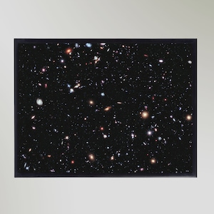 Hubble Extreme Deep Field Print Poster Weltraum Astronomie Wand Kunst Geschenk in verschiedenen Größen ungerahmt