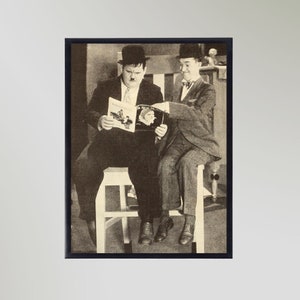 Laurel & Hardy (1930) Print Poster Picture Gift In Various Sizes Unframed