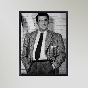Rock Hudson Print Poster Picture Gift In Various Sizes Unframed