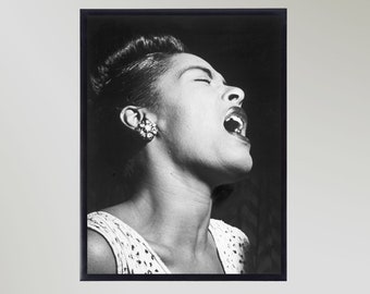 Billie Holiday (1947) Print Poster Picture Gift In Various Sizes Unframed
