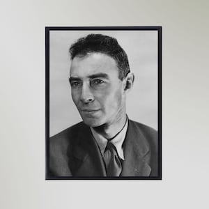 J. Robert Oppenheimer Print Poster Picture Gift In Various Sizes Unframed