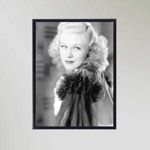 Ginger Rogers Druck Poster Bild Geschenk in verschiedenen Größen ungerahmt