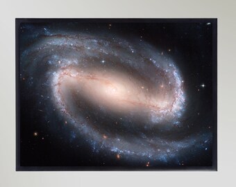Spiral Galaxy NGC 1300 NASA Space Astronomy Poster Wall Print Gift In Various Sizes Unframed