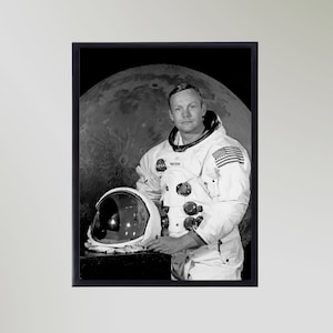 Neil Armstrong NASA Apollo 11 Print Poster Space Astronomy Wall Gift In Various Sizes Unframed