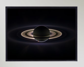 Saturn Taken By Cassini NASA Space Astronomy Poster Wall Print Gift In Various Sizes Unframed