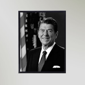 Ronald Reagan (1981) Print Poster Picture Gift In Various Sizes Unframed