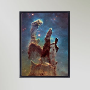 The Pillars Of Creation By Hubble NASA Space Astronomy Poster Wall Print Gift In Various Sizes Unframed