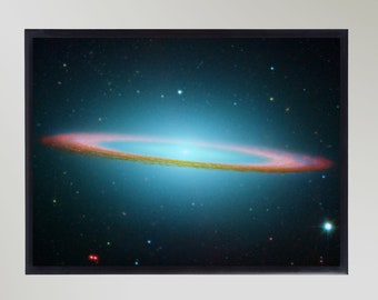 Sombrero Galaxy By NASA Space Astronomy Poster Wall Print Gift In Various Sizes Unframed
