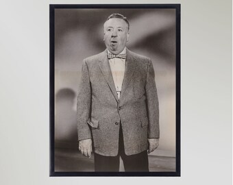 Alfred Hitchcock (1957) Druck Poster Bild Geschenk in verschiedenen Größen ungerahmt