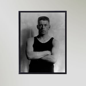 Gene Tunney, affiche imprimée, cadeau photo, oeuvre d'art mural en différentes tailles, sans cadre