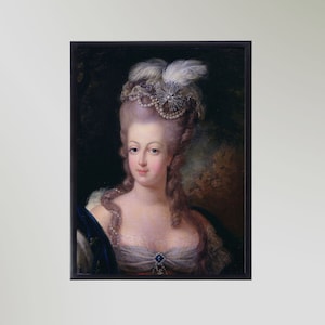 Marie Antoinette Painting (1775) Print Poster Picture Gift In Various Sizes Unframed