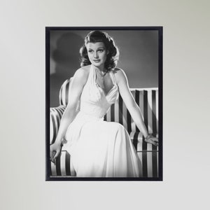 Rita Hayworth (1941) Print Poster Vintage Picture Gift In Various Sizes Unframed