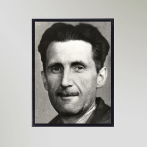 George Orwell (1943) Print Poster Picture Gift In Various Sizes Unframed