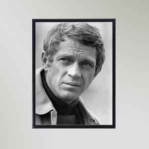 Steve McQueen Print Poster Picture Gift In Various Sizes Unframed