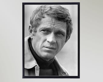 Steve McQueen Print Poster Picture Gift In Various Sizes Unframed