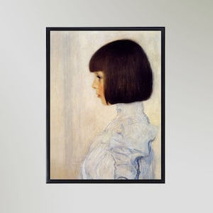 Portrait of Helene Klimt (1898) By Gustav Klimt Painting Print Poster Picture Art Nouveau In Various Sizes Unframed