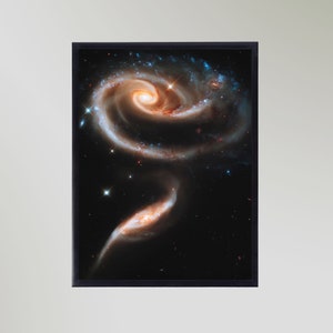 Rose Of Galaxies, Original From NASA Poster Wall Print Gift In Various Sizes Unframed