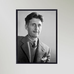 George Orwell (1940) Print Poster Picture Gift In Various Sizes Unframed