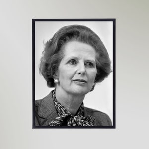 Margaret Thatcher (1983) Portrait Druck Poster Bild Geschenk In Verschiedenen Größen Ungerahmt