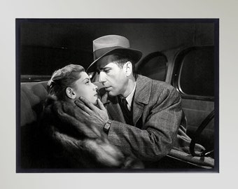 Lauren Bacall & Humphrey Bogart (1946) Print Poster Picture Gift In Various Sizes Unframed