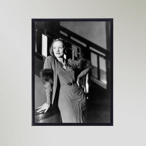 Marlene Dietrich Print Poster Vintage Picture Gift In Various Sizes Unframed